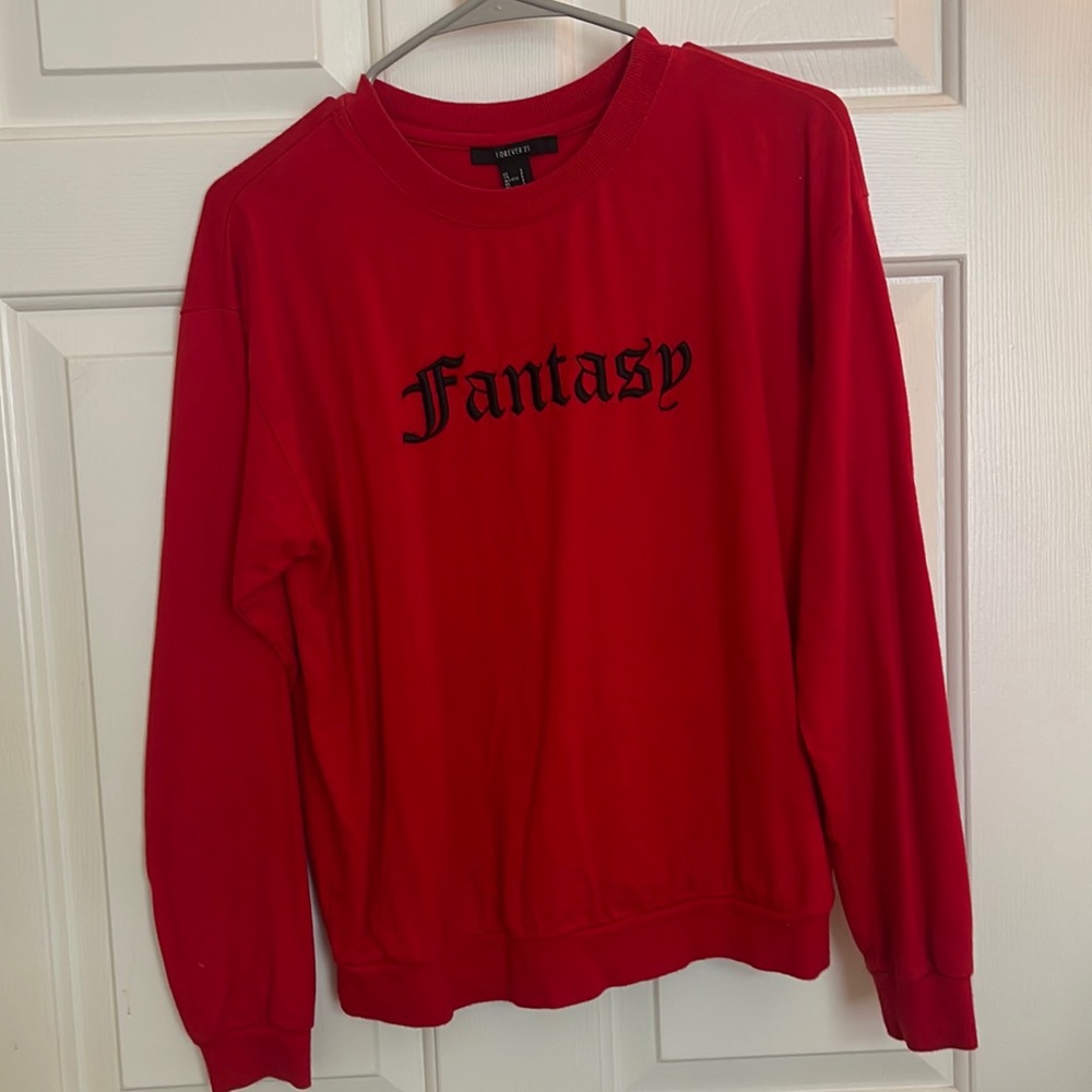 Fantasy Red Crew Neck